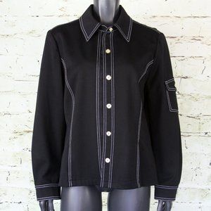 NWOT / St John Sport / Black Blazer / SZ M  /